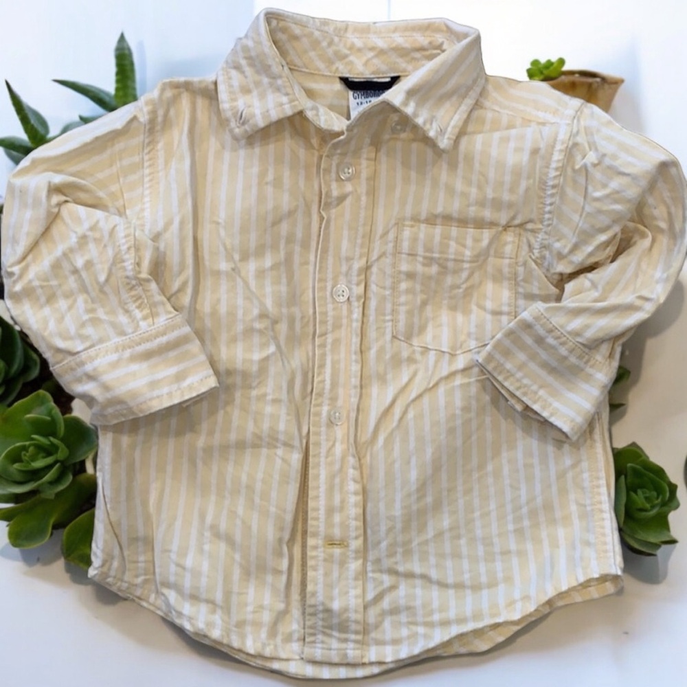Boys Gymboree button down shirt size 12-18 months - Picture 2 of 4